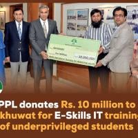 PPL donates Rs. 10 million to Akhuwat for E-Skills IT training of youth