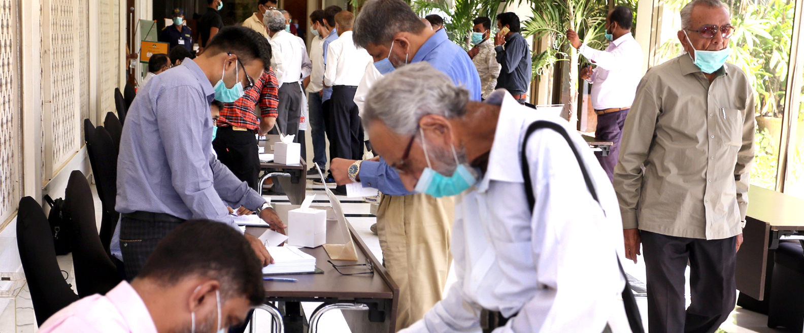 Shareholders’ register at Annual General Meeting 2020 in Karachi 