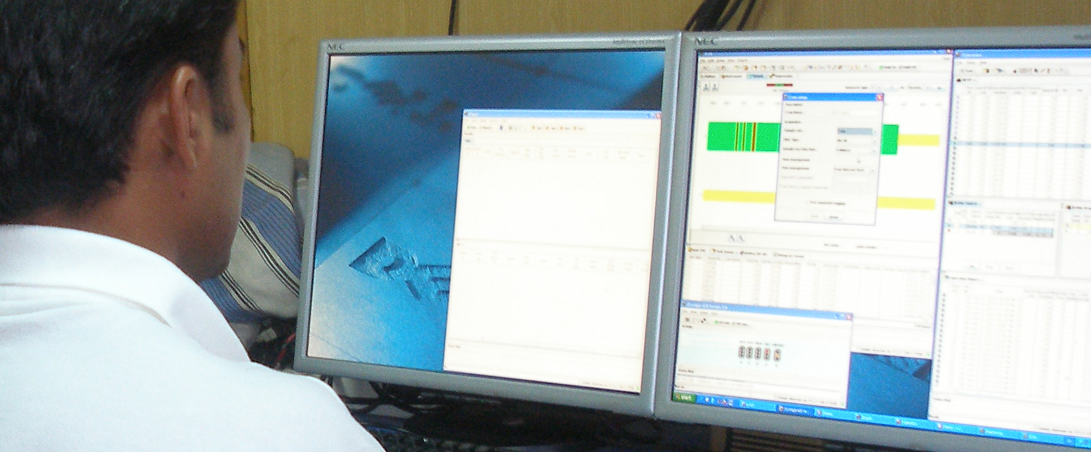 Data recording a 3D seismic survey at Karsal Block Punjab