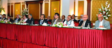 Pakistan Petroleum Limited Board members and management at the company 60th Annual General Meeting held on September 30  2011
